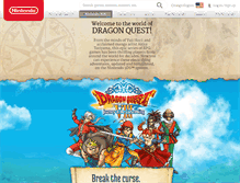 Tablet Screenshot of dragonquest.nintendo.com