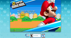 Desktop Screenshot of newsupermariobrosds.nintendo.com